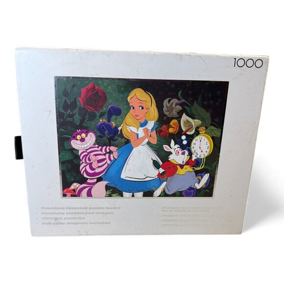 Disney Alice In Wonderland 1000-Piece Jigsaw Puzzle Premium Recycled Board Full- - Picture 2 of 6